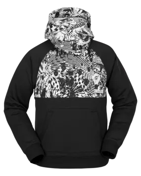 Volcom Hydro Riding Hoodie - Black White