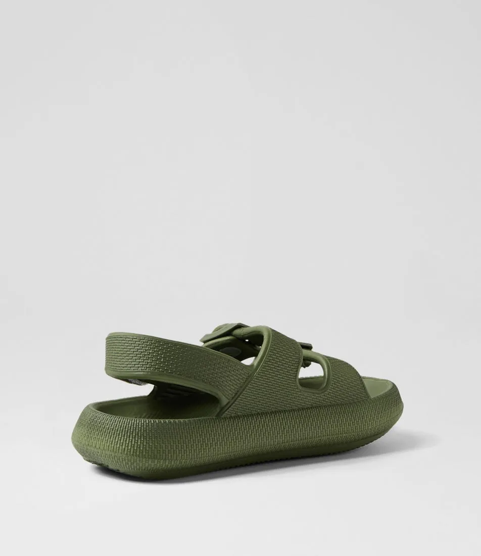 WALNUT Jamie Tot Khaki Eva Sandals