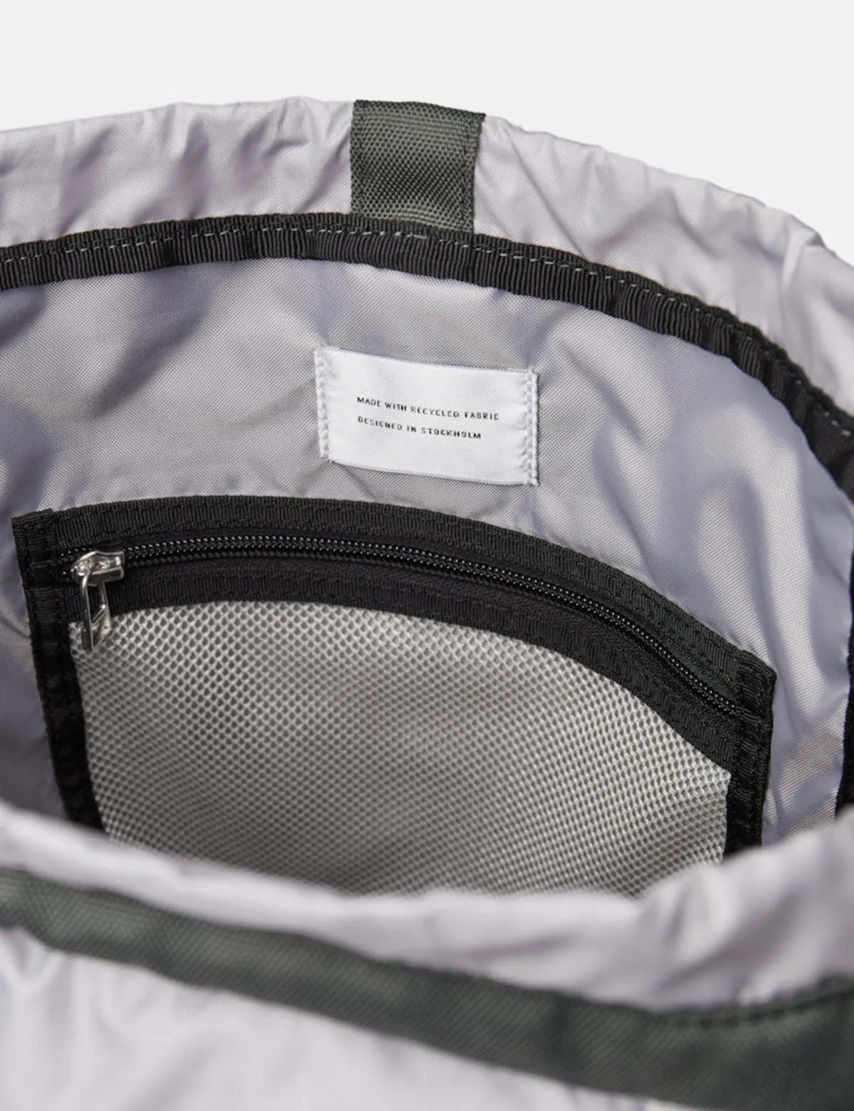 Walter Backpack - Multi Green/Grey Webbing