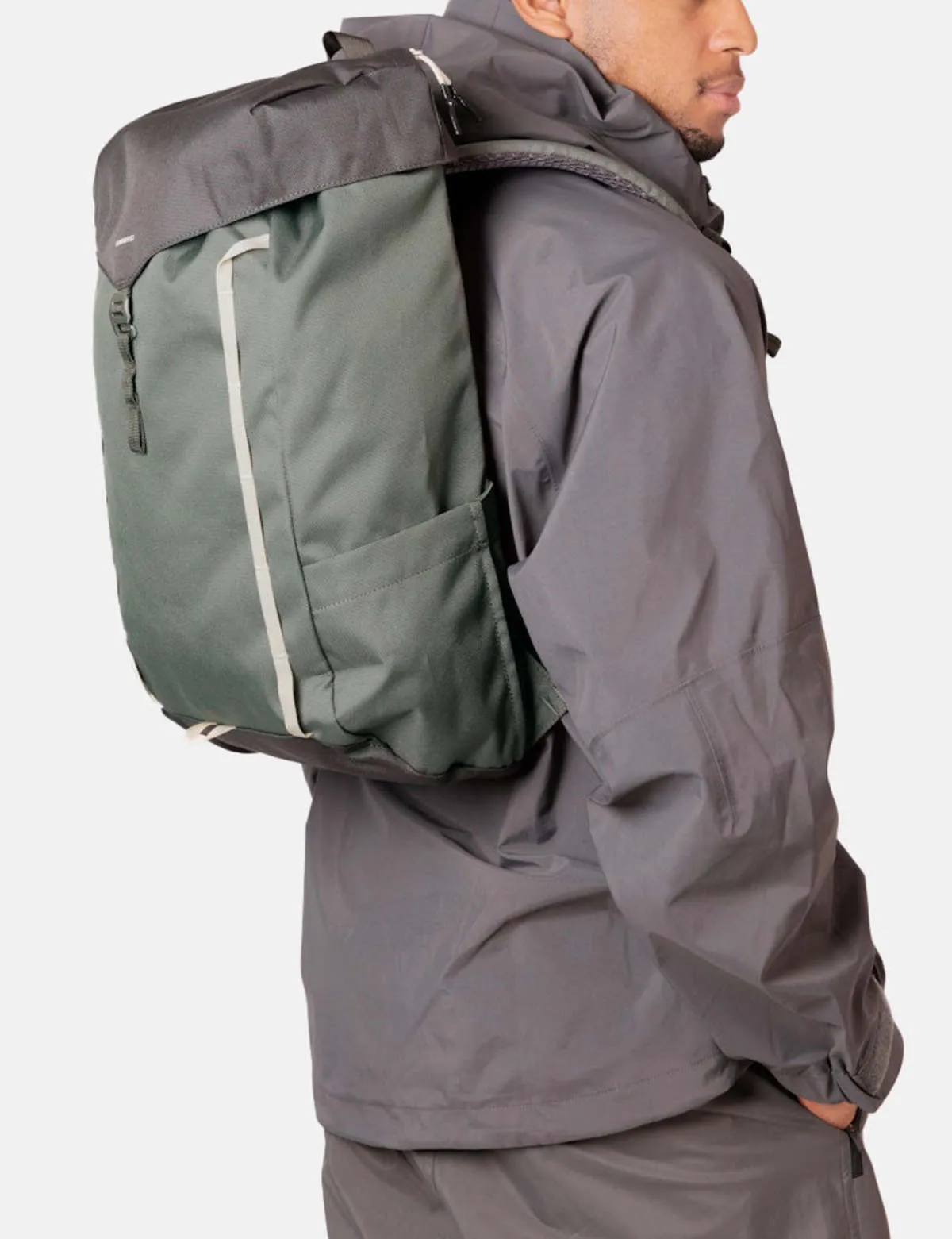 Walter Backpack - Multi Green/Grey Webbing