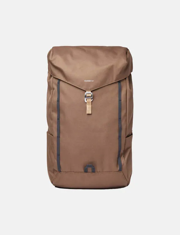 Walter Recycled Poly Backpack - Brown