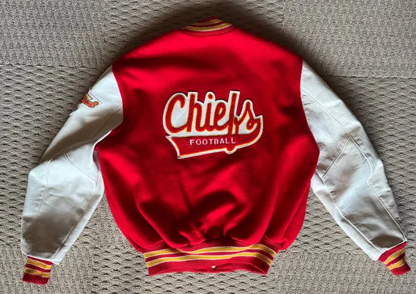 WESTSIDE STOREY VINTAGE | VINTAGE 90S CHIEFS LETTERMAN PATCH JACKET