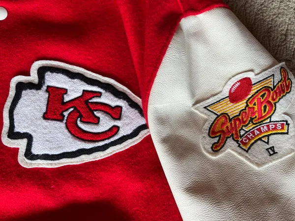 WESTSIDE STOREY VINTAGE | VINTAGE 90S CHIEFS LETTERMAN PATCH JACKET