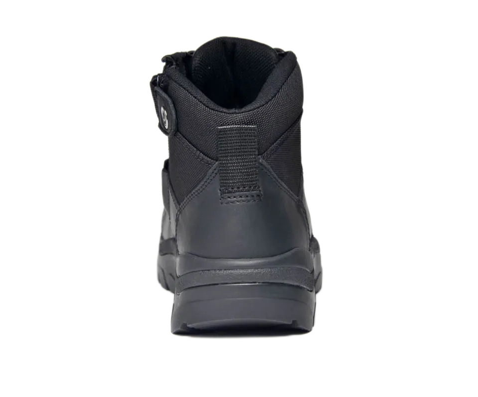 Wide Load 690BZC Composite Safety Toe Zip 6 inch Work Boot - Black - 6E Only