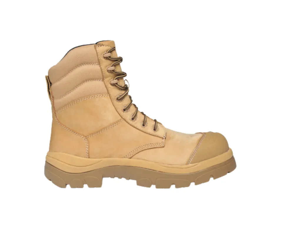 Wide Load 890WZC Composite Safety Toe Zip 8 inch Work Boot - Wheat - 6E Only