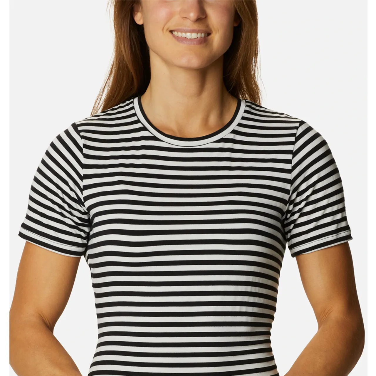 Women's Columbia Essential Elements Striped Short Sleeve Shirt