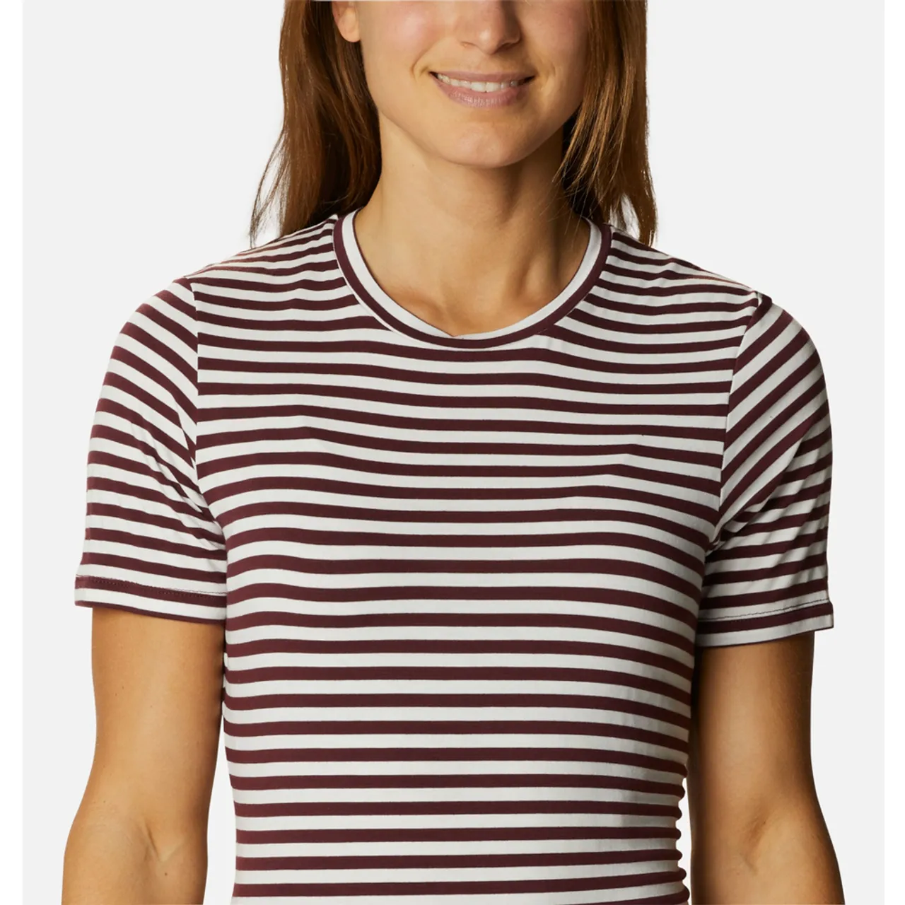 Women's Columbia Essential Elements Striped Short Sleeve Shirt