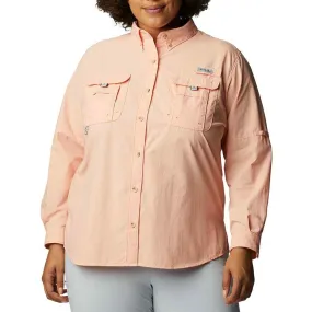 Women's Columbia PFG Bahama Long Sleeve Shirt - Plus Size