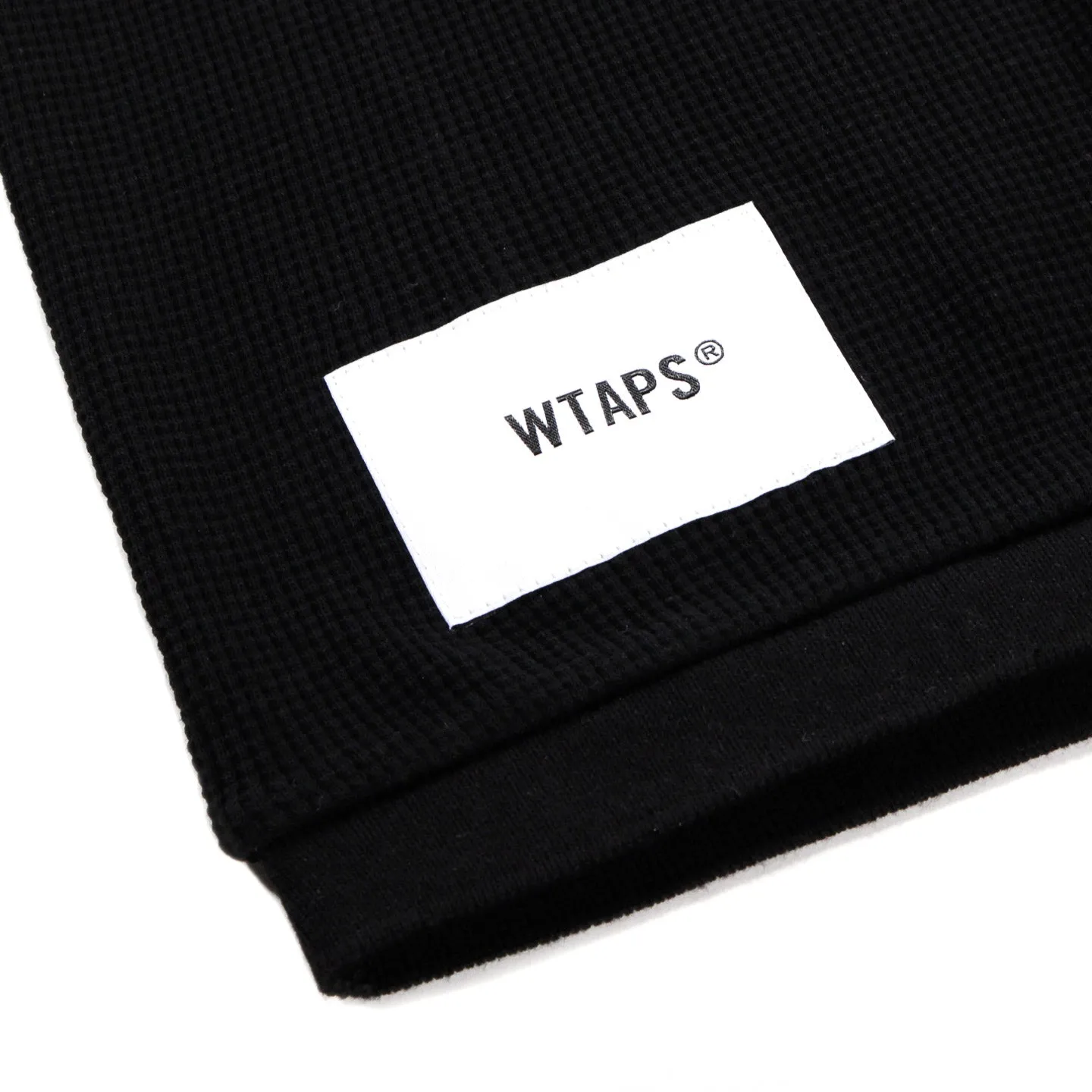 WTAPS KNIT POLO SHIRT BLACK