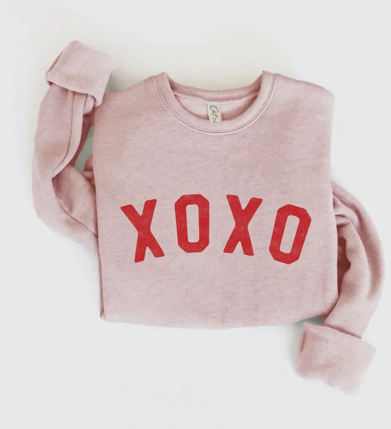 XOXO Unisex Fleece Pullover Relaxed Fit Sweatshirt