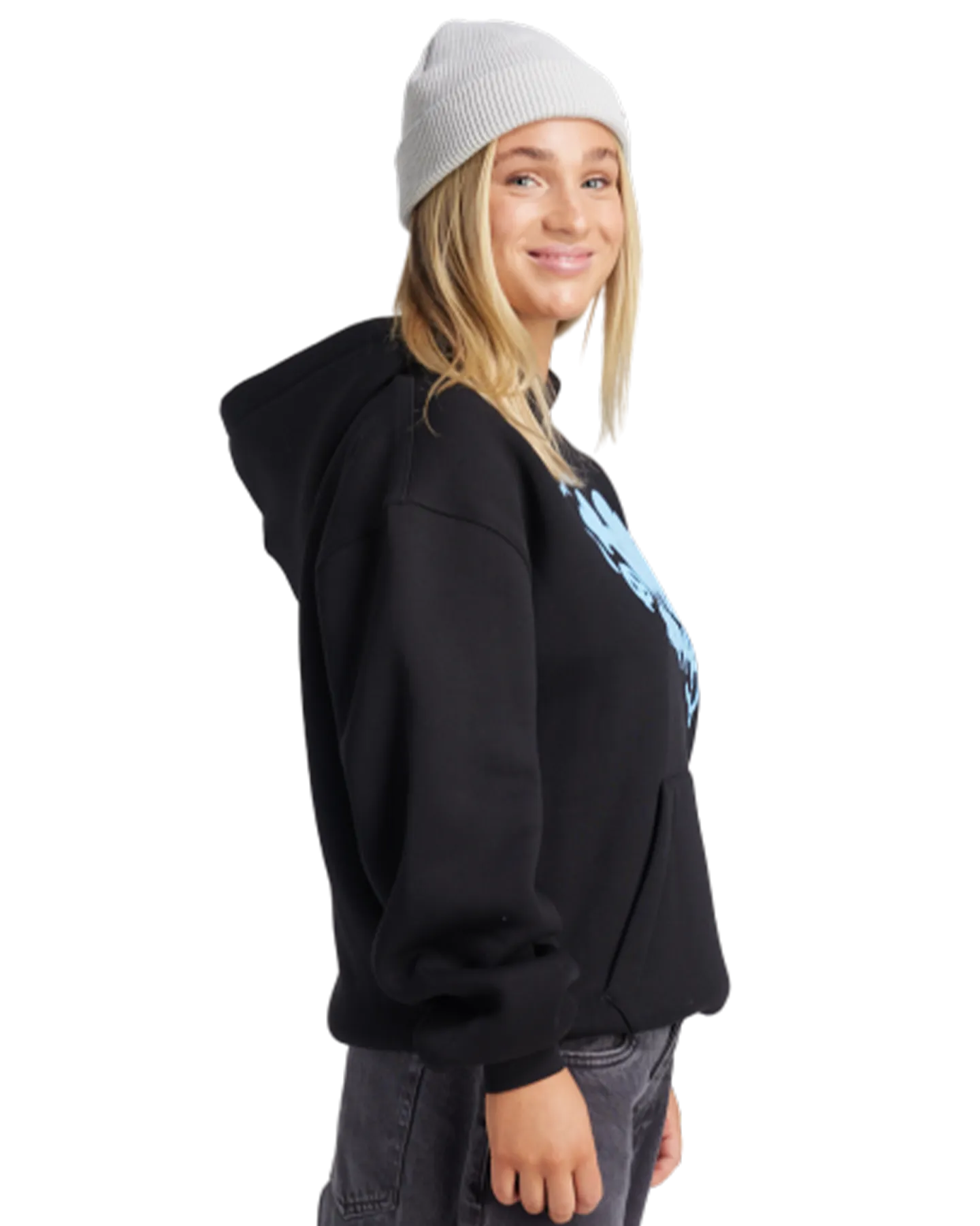 Yuki Threads Loop Shred Hoodie - Black