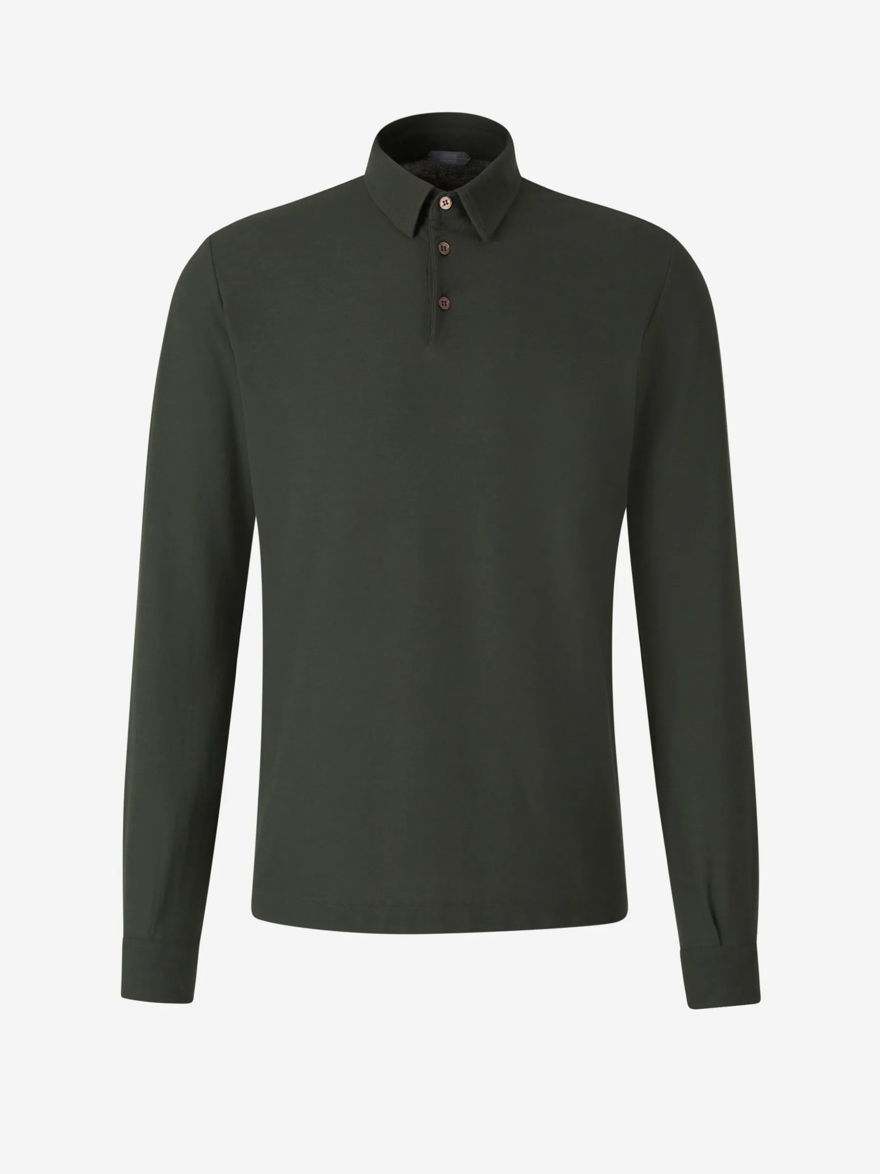 Zanone Plain Cotton Polo 