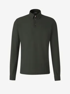 Zanone Plain Cotton Polo 