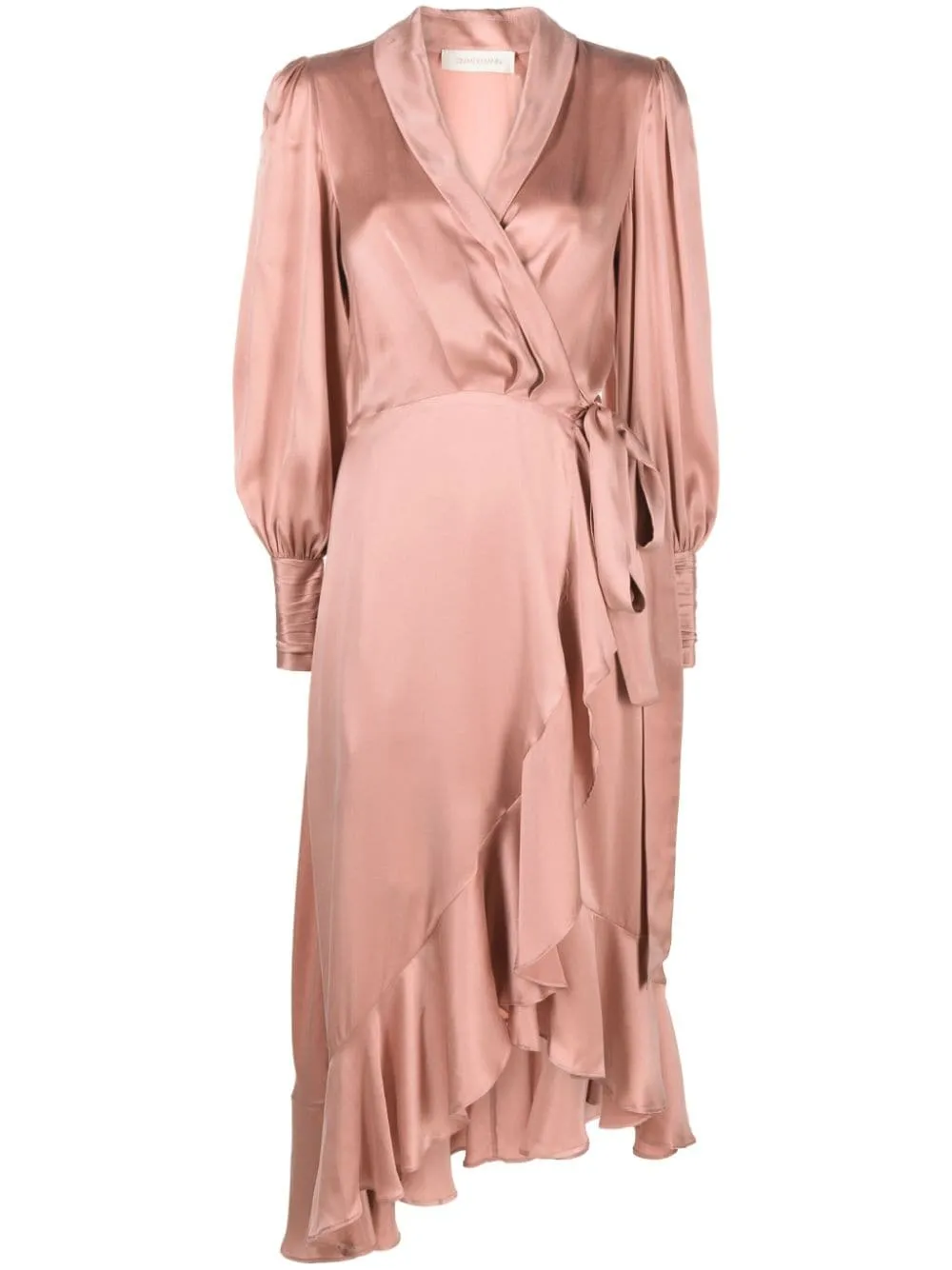 ZIMMERMANN    Zimmermann Silk Wrap Midi Dress