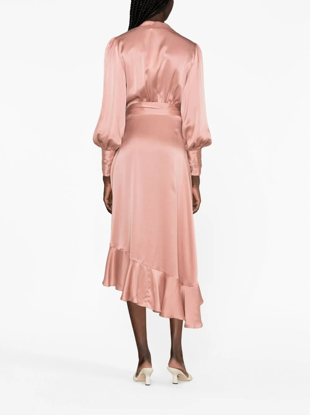 ZIMMERMANN    Zimmermann Silk Wrap Midi Dress